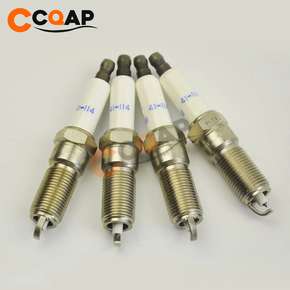 

4pcs/lot Iridium Spark Plug 41-114 12622441 For Chevrolet Cadillac GMC