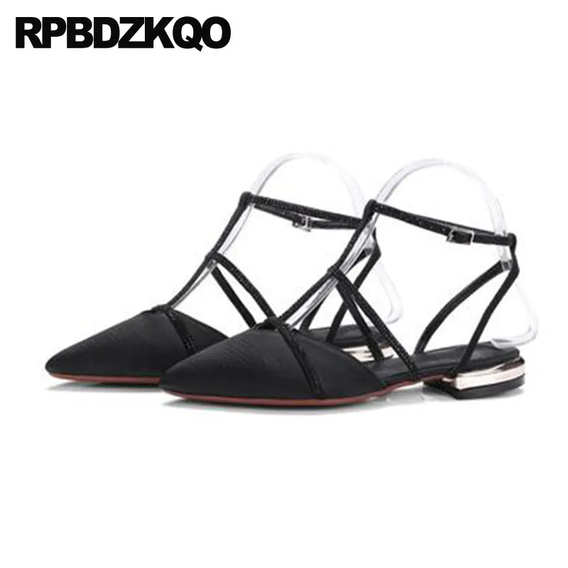 flat black sandals for wedding