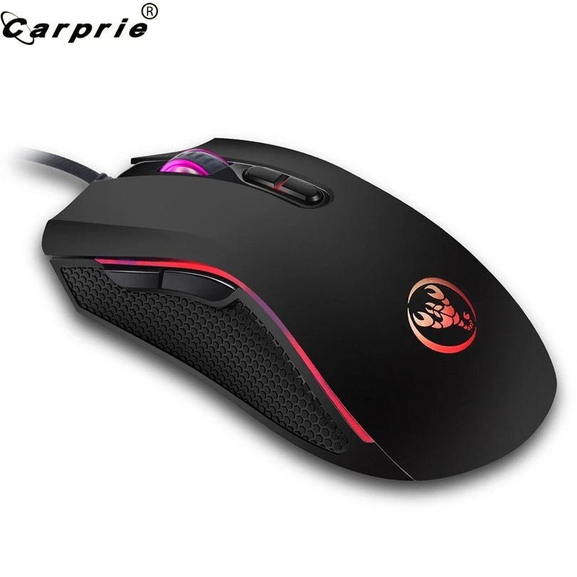 Проводная игровая мышь Pro Gamer, 3200 dpi, 7 ярких цветов, светодиодный, с подсветкой, оптическая эргономичная мышь, мыши, удобная сенсорная 90214