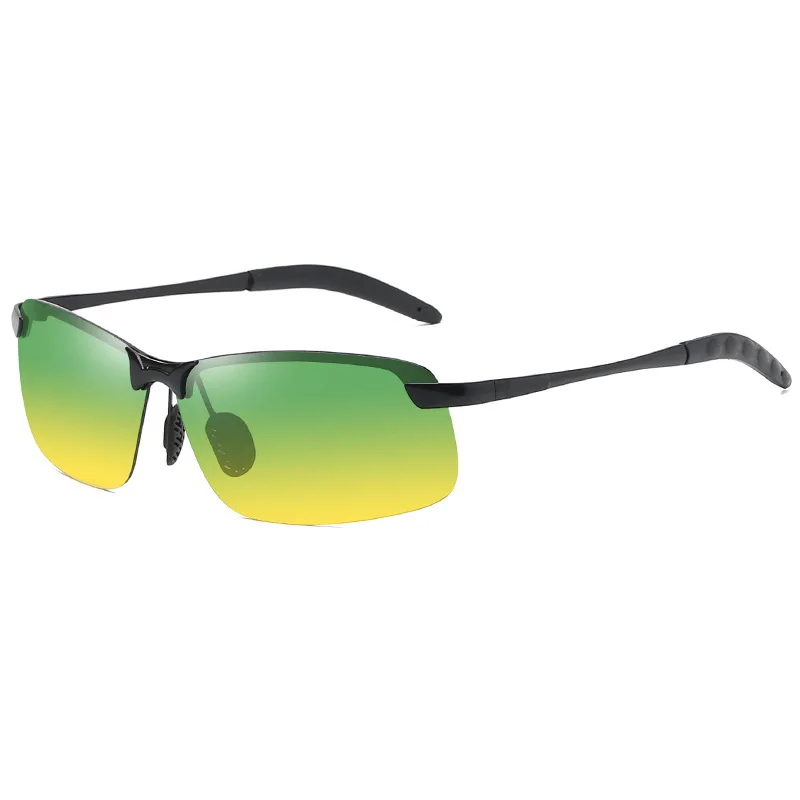 LeonLion, поляризационные, меняющие цвет, солнцезащитные очки, мужские, фирменный дизайн, классические, металлические очки, женские, для путешествий, вождения, Oculos De Sol - Цвет линз: BlackDayNight