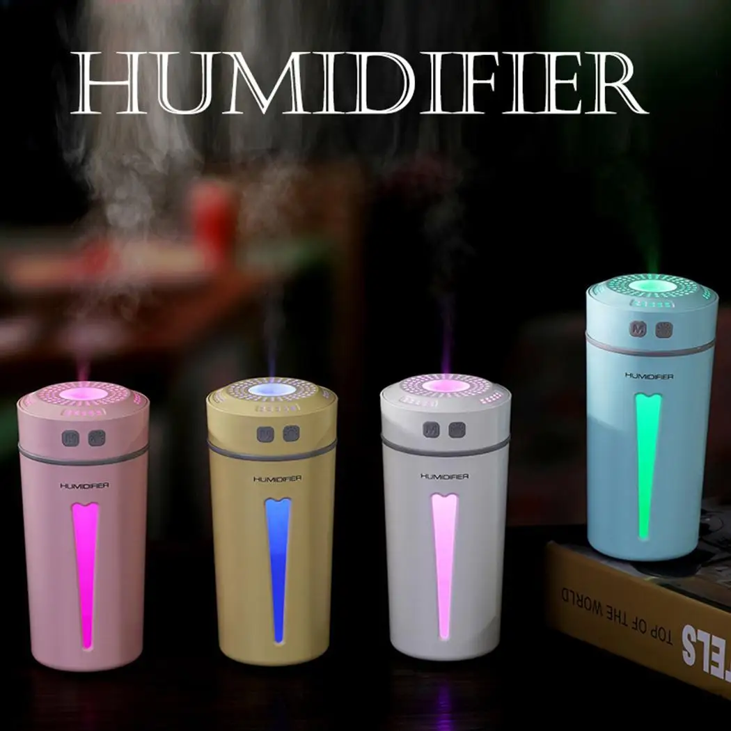 

Hot Selling USB Purifiers Oil Air Humidifier 260ML Mini Diffuser Mist Purifier Air Ultrasonic Humidifier Cup