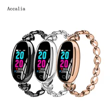 Accalia E68 умный Браслет фитнес-трекер кровяное давление спортивные наручные часы IP67 жизни водонепроницаемые часы подарок для леди
