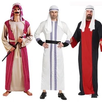 Adults Men Arab King Dubai Prince Cosplay Robe Role Play Carnival Masquerade Party Christmas Halloween Costume For Women Buy At The Price Of 14 90 In Aliexpress Com Imall Com