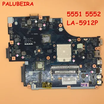 

PALUBEIRA Laptop motherboard For Acer aspire 5551 5552 DDR3 NEW75 LA-5912P MBNA102001 MB.NA102.001 Mainboard