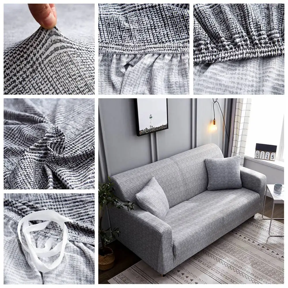 L-образный чехол для дивана, растягивающийся чехол для секционного дивана, моющийся, современный, модный, эластичный, плотный чехол для гостиной, украшение дома