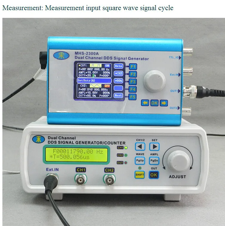MHS-5220P высокой точности цифровой двухканальный DDS генератор сигналов произвольной формы 20 МГц усилитель 80 кГц