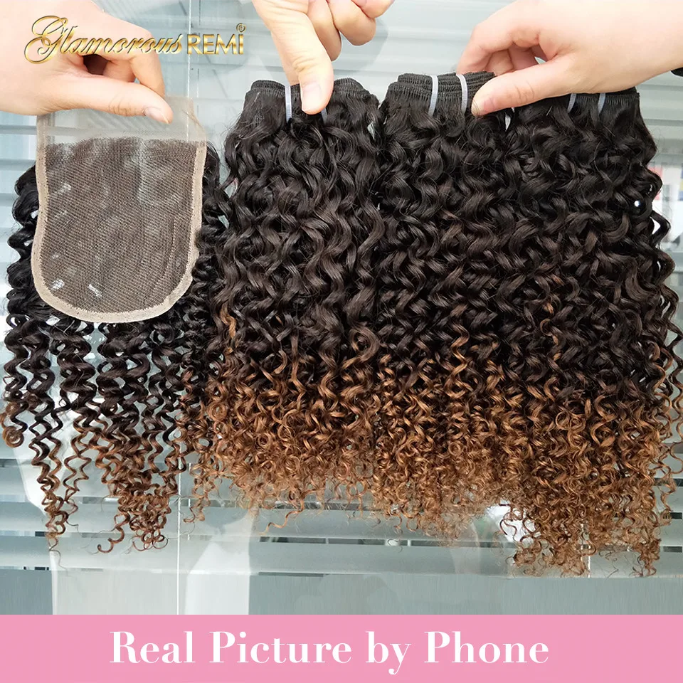 kinky curly hair 1b 4 30 bundles  (16)