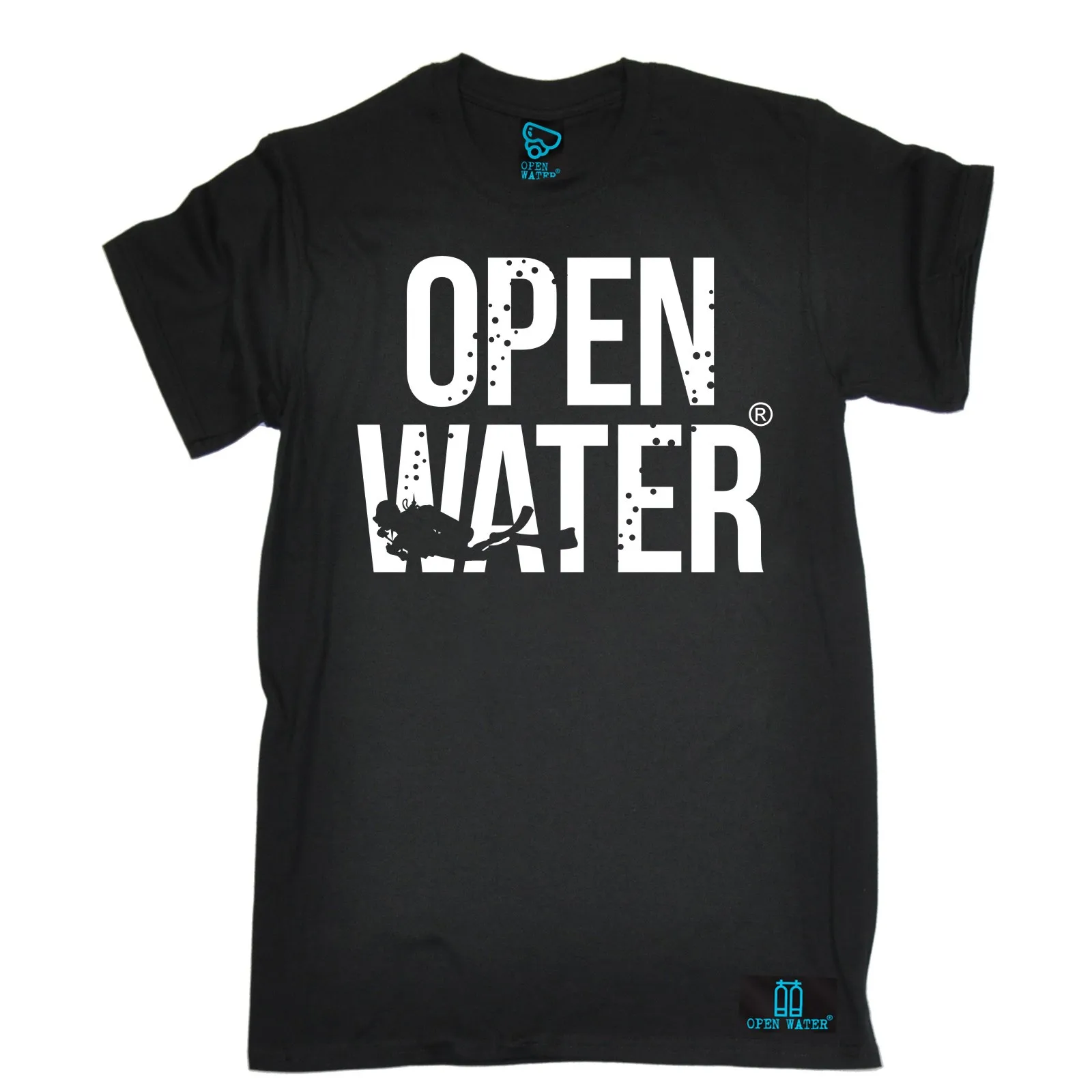 

Text Diver Bubbles T-SHIRT Tee Scuba Diver Funny Birthday Gift Present Quality Cotton Casual Men T Shirts