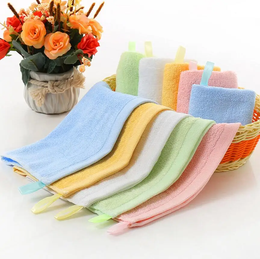 Sloobao Soft Cotton 100 Pure Cotton 25*25 Small Towel Towel Wholesale