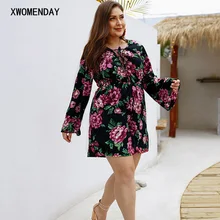 4XL Plus Size Bohemian Floral Print Women Playsuit Summer Beach Holiday Romper Lace Up Hollow Out Long Sleeve High Waist Overall 4XL Plus Size Bohemian Floral Print Women Playsuit Summer Beach Holiday Romper Lace Up Hollow Out Long Sleeve High Waist Overall