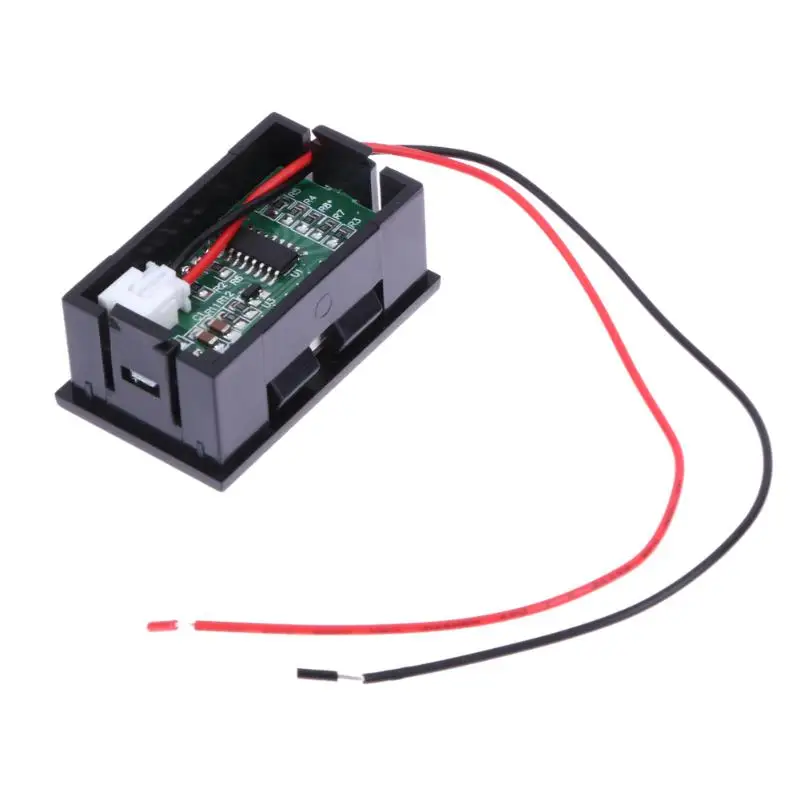DC 3,2-30 в 0,5" ЖК-Мини вольтметр тестер авто Цифровой вольтметр 2 провода красный светодиодный индикатор напряжения