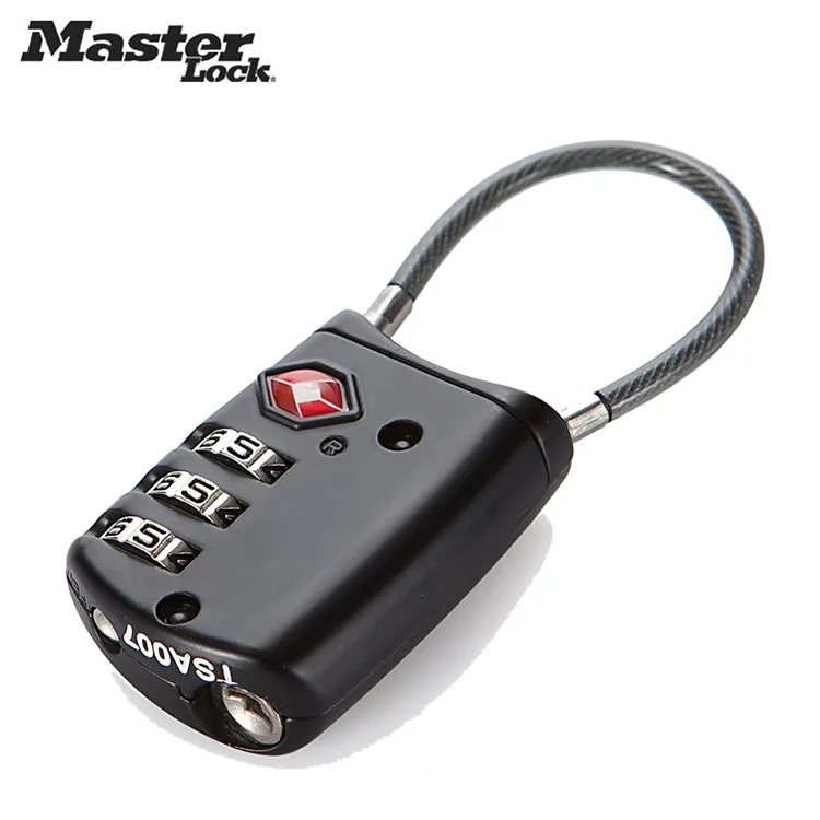 TSA Luggage Strap Locks Digit Metal Password Customs Luggage Padlocks Combination Suitcase Travel Lock flexible braided steel (9)