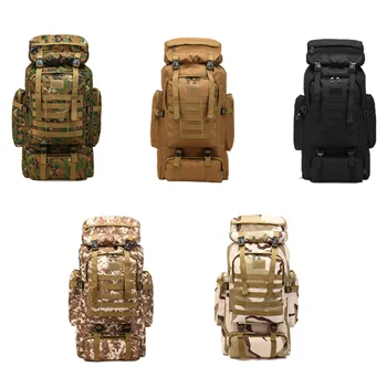 

80L Hunting Camping Rucksack Mountaineering Unisex Travel Outdoor Sport Bags Backpacks tactical Backpack Military Rucksacks