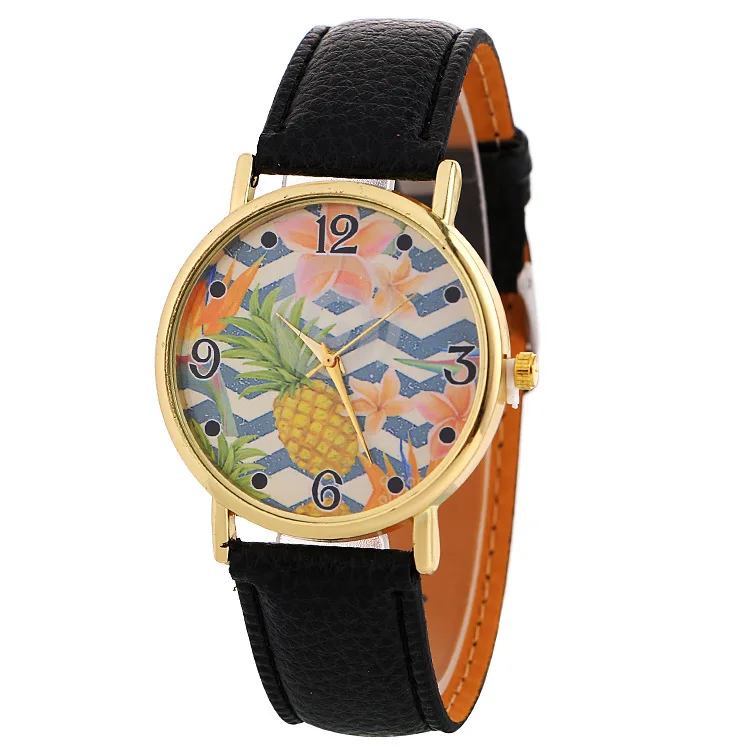 

2019 Sale Pineapple Design Bracelet On The New Fast-selling Explosive Women's Watch Korean Version Of Geneva Belt