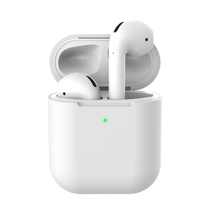 Силиконовый чехол для Airpods 2 протектор 1:1 крышка ультра тонкие аксессуары чехол противоударный чехол для Apple Air Pods 2 Coque сумка - Цвет: 02