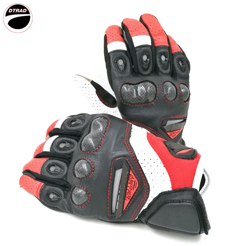 Hot sales of motorcycle racing knight leather gloves RST 417 bicycle driving a moto can touch