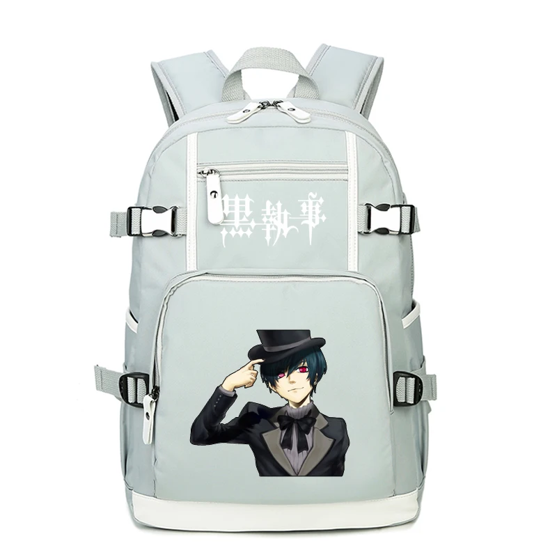 Anime Black Butler kuroshitsuji Printing Backpack Ciel Phantomhive
