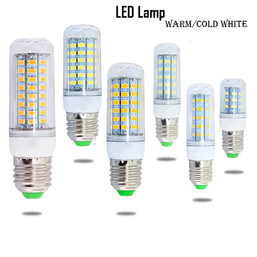 1 шт. светодиодный светильник E27 5 Вт 6 7 SMD 5730 кукурузная лампа энергосберегающий 220
