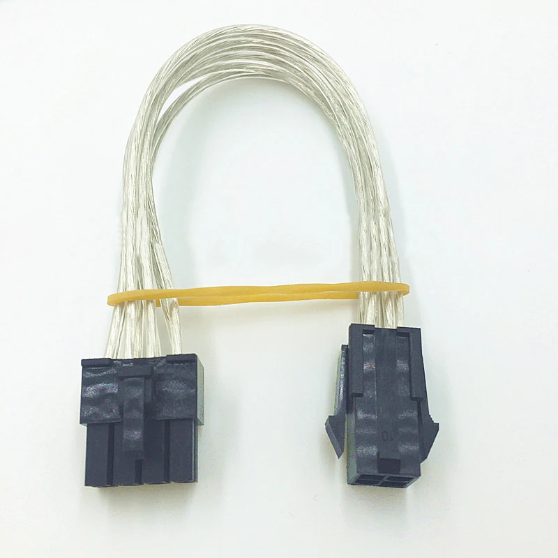 8Pin to 4Pin Power Cable Adapter 8P Male 4Pin Female Wire CPU to Motherboard Power Cable for PC Computer BTC Miner Mining