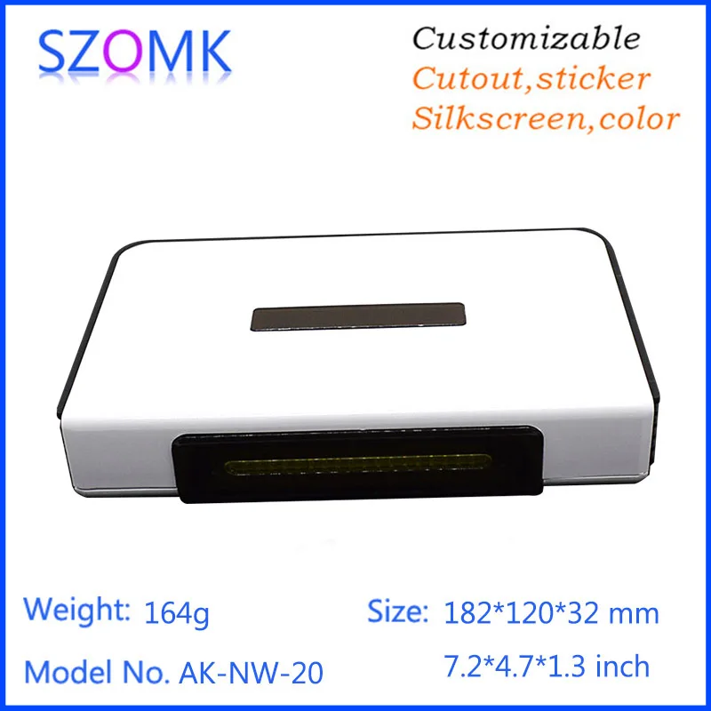 szomk network router enclosure plastic instrument enclosure project box plastic box electronics enclosure junction housing abs control box (11).jpg