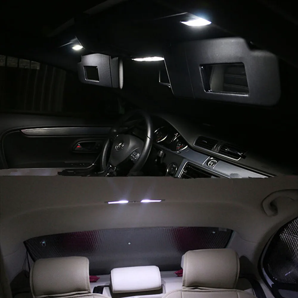 

Car LED Canbus For Volkswagen VW Golf 5 MK5 GTI Rabbit 2006 To 2009 Leds Interior Light Kit Package Car Stying 9pcs Per Set