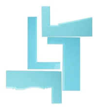 8 видов стилей, пластиковые скребок для помадной массы, шпатель для мусса, гладкое лезвие для домашнего кухонного торта, кондитерские изделия для выпечки, инструменты для украшения