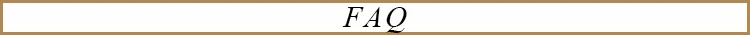 FAQ