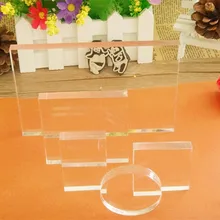 5pc lot  NEW clear stamps Acrylic block for Transparent Stamp Pad DIY scrapbooking Decoration Tools holder