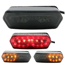 Motorcycle Parts Integrated LED Tail Stop Turn Signals Light Integrated For 2013 2014 2015 2016 Honda Grom 125 MSX Smoke