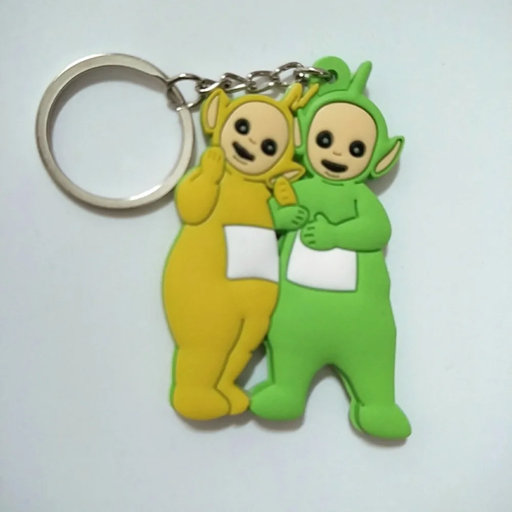 Classic cartoon animal Teletubbies Cosplay keychain Tinky Winky Dipsy