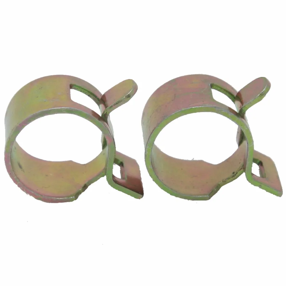 

20PCS/LOT Dia.6-20MM Spring Band Type Fuel Vacuum Hose Silicone Pipe Tube Clamps Clip Zinc plated