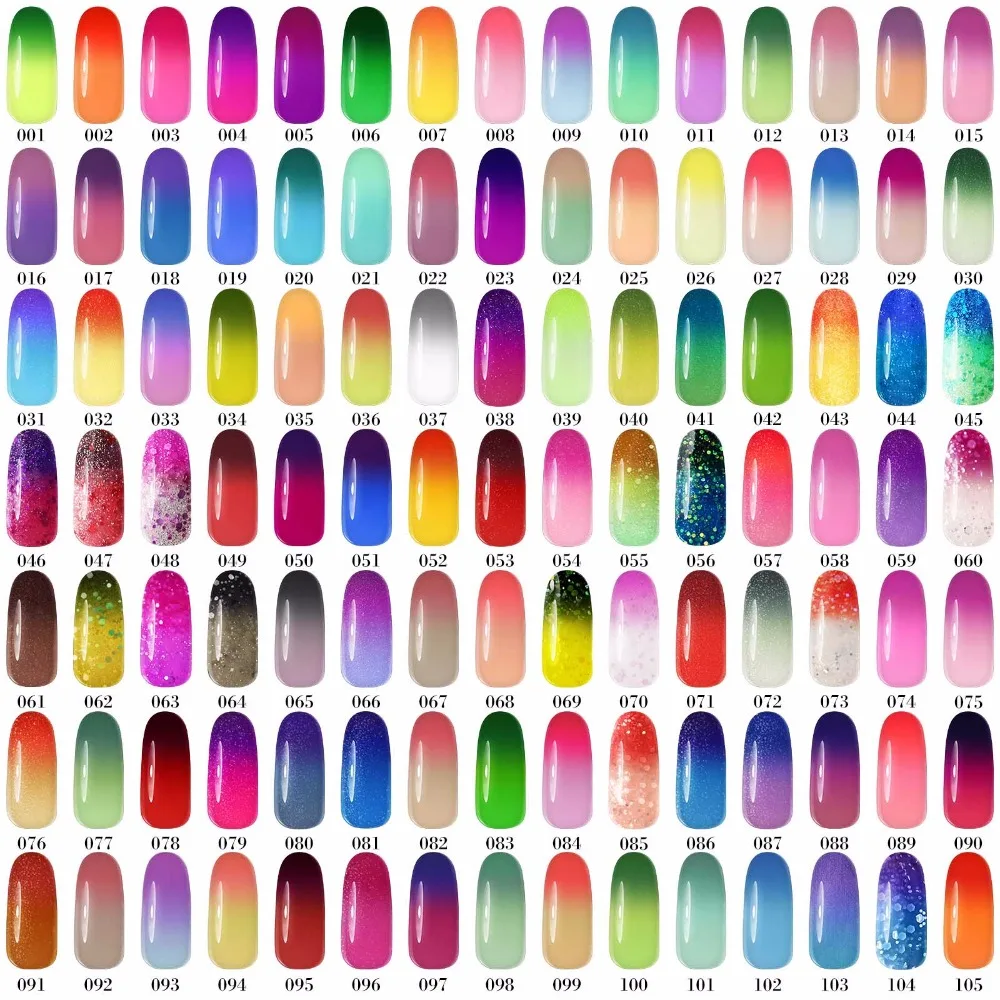 Perfect Summer Uv Gel Nail Polish Set 4 Pieces Temperature Change Perfect Summer Uv Gel Nail Polish Set 4 Pieces Temperature Change Color Changing Varnish Long Lasting In From Beauty