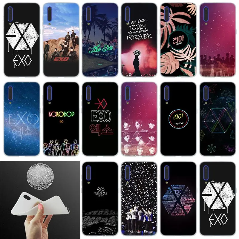 

Silicone Phone Case EXO EVE For Xiaomi 9 se 8 lite 6X 5X Mi a1 a2 A3 Lite f1 Max 3 redmi 7a Note 7 pro 6 5 go Cover