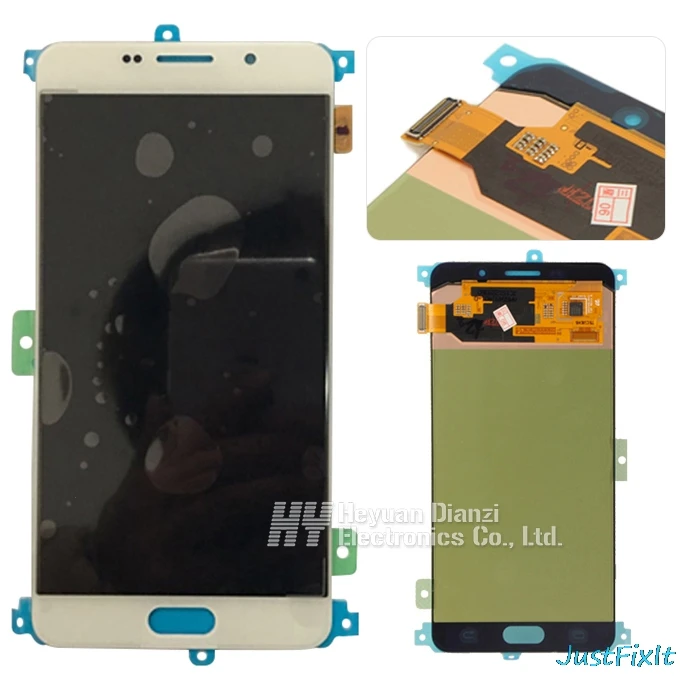 

original Super AMOLED For SAMSUNG Galaxy A7 2016 A7100 A710F A710 LCD Display Touch Screen Digitizer Warranty 5.5'' LCD