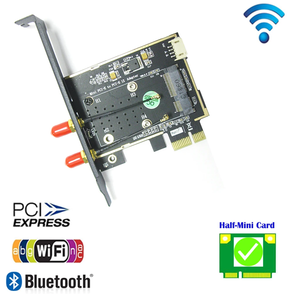 Сетевая карта Wi Fi Ethernet 802.11a/b/g/n/ac беспроводной адаптер PCI Express для настольного