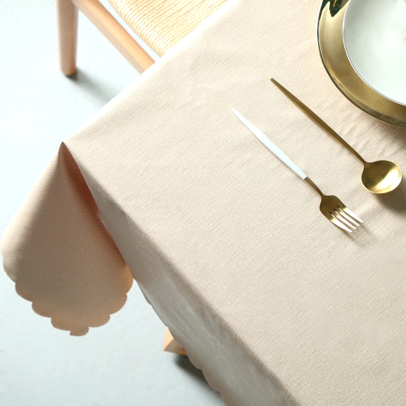 ПВХ сплошной цвет прямоугольной скатерти скатерть для обеденного стола Накладка для дома свадьбы питание пикника столовая посуда домашний текстиль