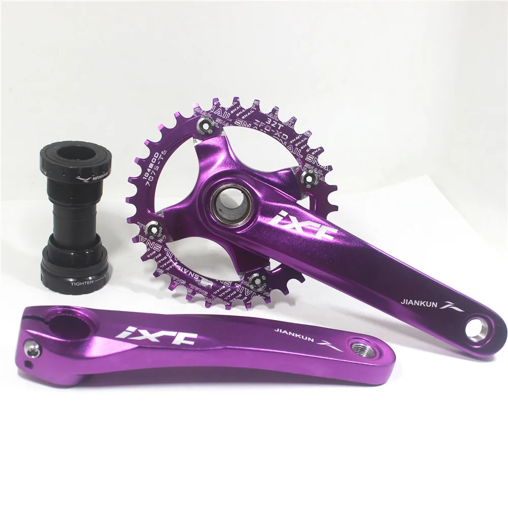 

IXF Bicycle Crank 170 mm With 104 BCD Narrow Wide Chainring 32/34/36T Bike Crank Set