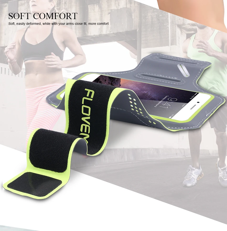 FLOVEME Universal 4.7 5.5 Inch Sport Armband Case For iPhone 6 6S 7 Plus Running Cycling Gym Storage Pouch Waterproof Bag Cases (8)