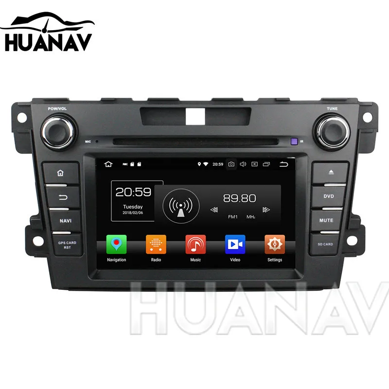 Clearance Android8.0 Car GPS Navigation CD DVD Player For Mazda CX-7 2008-2015 audio radio player Headunit multimedia Stereo tape recorder 5