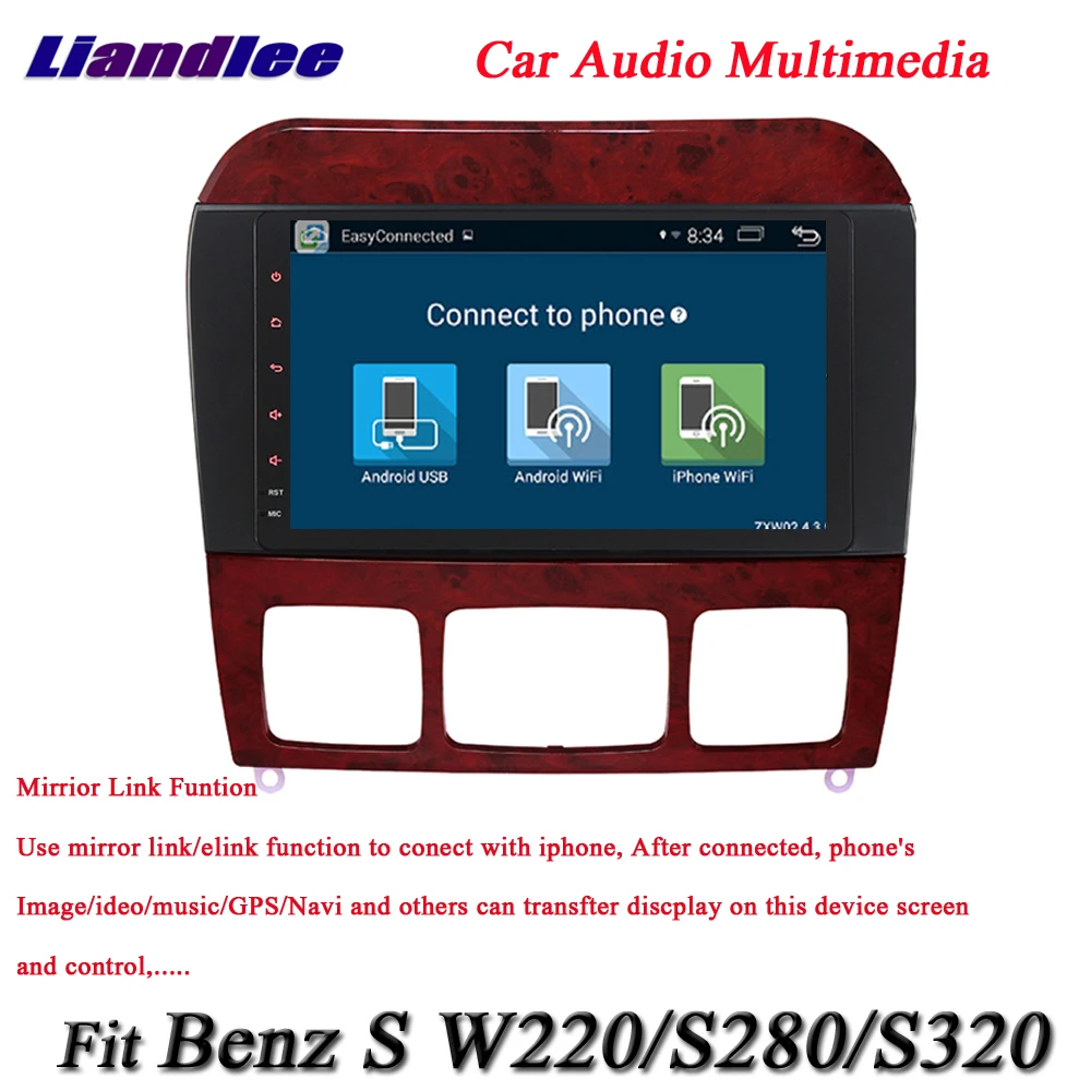 Perfect Liandlee Android System For Mercedes Benz S Class W220 S280 S320 Radio GPS Nav MAP Navigation HD Screen Multimedia NO DVD Player 2 Perfect Liandlee Android System For Mercedes Benz S Class W220 S280 S320 Radio GPS Nav MAP Navigation HD Screen Multimedia NO DVD Player 2
