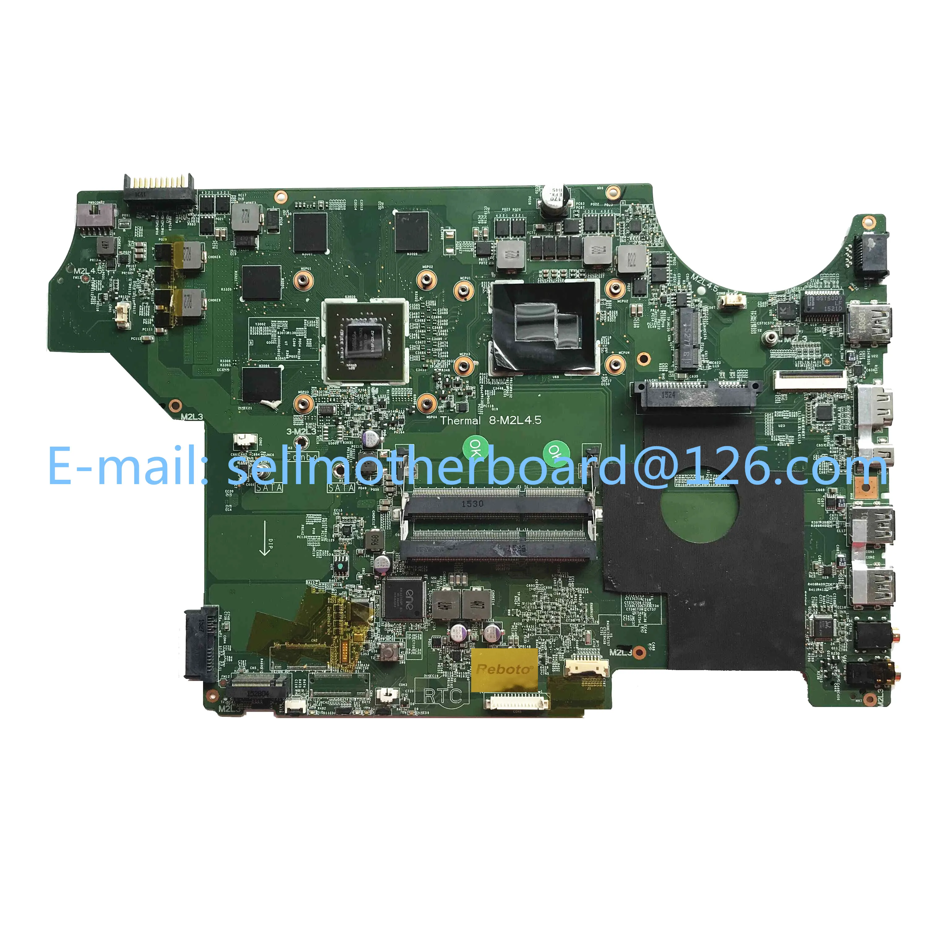 Reboto для MSI GE62 2QD материнская плата ноутбука с i7 5700HQ 2 7 ГГц cpu MS 16J21 REV: 1 0 GTX960M 100%