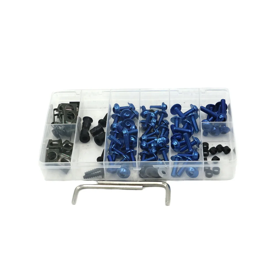 

For Yamaha YZF 600 R6 03-07 Fairing Bodywork Spring Bolts Nuts Screws Kit Washer Fastener YZF600 2003 2004 2005 2006 2007 03 04