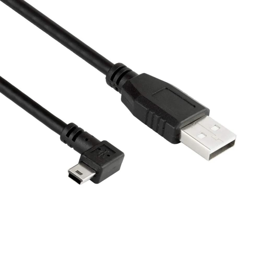 USB кабель для мини-usb кабель с прямым углом 90 градусов Мини 5P кабель для зарядки и синхронизации данных для Garmin Dash Cam Автомобильный gps 1.8m3m5m