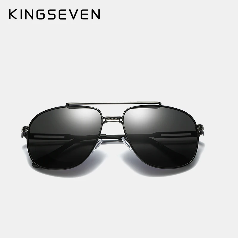 KINGSEVEN, брендовые, классические, поляризационные солнцезащитные очки, мужские, для вождения, сплав, оправа, солнцезащитные очки, мужские, UV400, Gafas