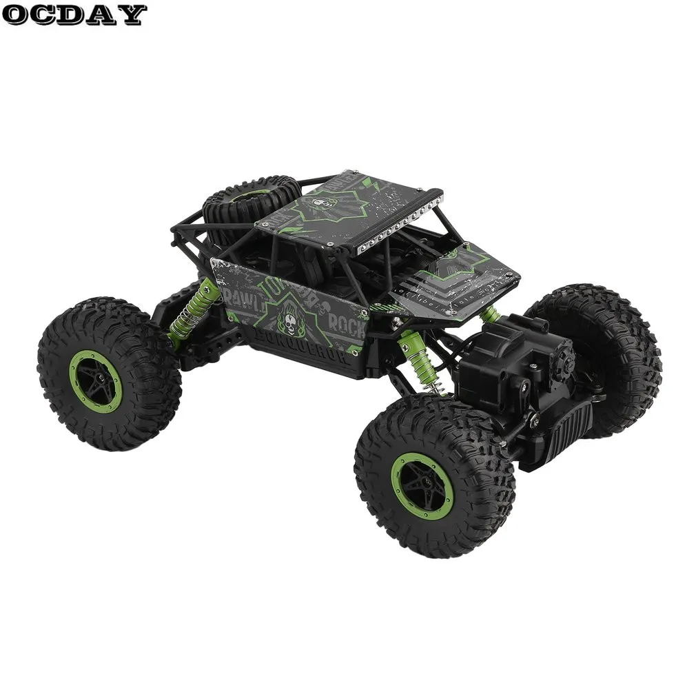 

RC Car 2.4G 4CH 4WD Rock Crawlers Driving Car Double Motors Drive Bigfoot Remote Control Car Model Off-Road Vehicle Toy EU Plug