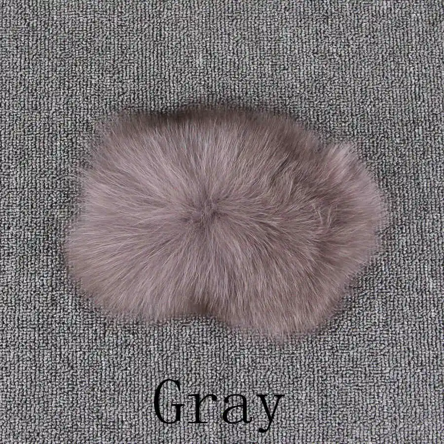 Розовая Java QC19101 шуба из натурального Лисьего меха женская зимняя Толстая Меховая куртка короткое меховое пальто - Цвет: gray