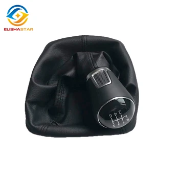 

1ZD711113 Original 6 Speed Genuine Leather Gear Shift Knob For 2009-2014 Octavia 1ZD 711 113