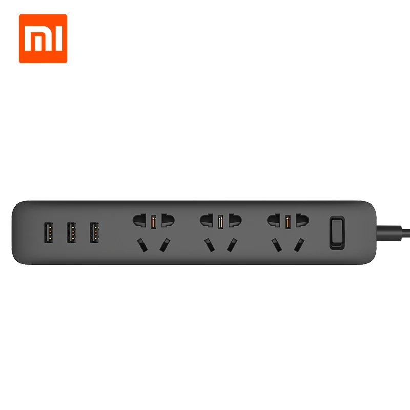 Удлинитель Xiaomi с 3 USB-портами умная розетка адаптером для Австралии ЕС