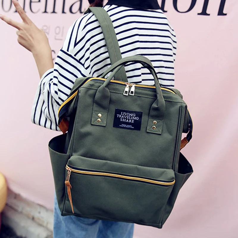 

Fashion Backpacks Women Top-handle Bag Nylon School Bag Backpack For Teenager Computer Tote Bag Large Capacity Backpack WBS365