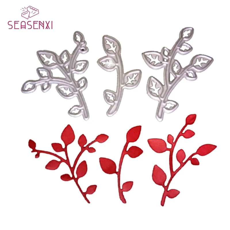 

SEASENXI Metal Cutting Dies Stamp Leaves Metal Cutting Dies DIY Metal Dies Card Making Troqueles Snijmal en Embossing DiesEaster